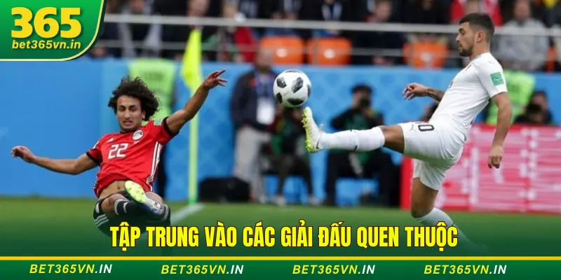 Nên tập trung cược các giải đấu quen thuộc