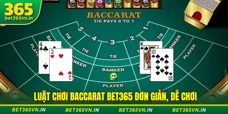 luật chơi Baccarat Bet365