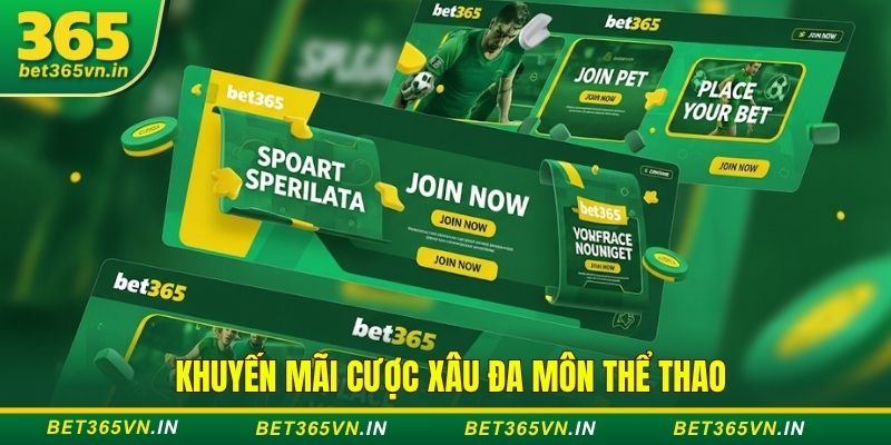 Khuyến mãi Cược xâu đa môn thể thao
