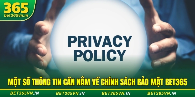 chính sách bảo mật BET365